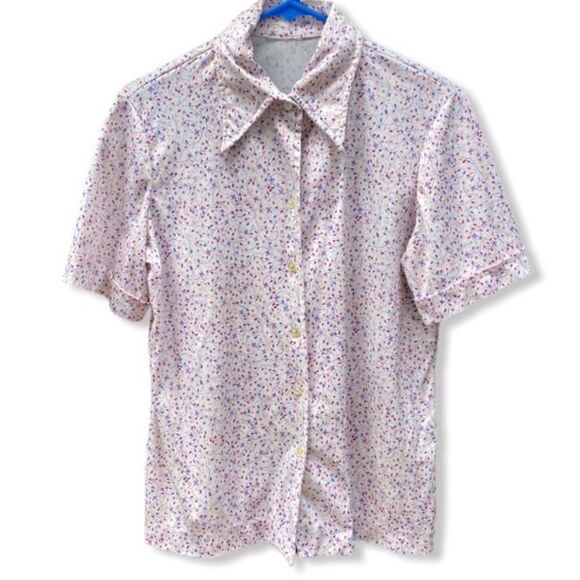 Vintage Polyester Blouse - Picture 1 of 6